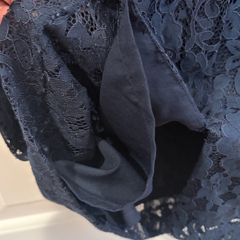 Tommy Hilfiger Elegant Navy Lace Dress size 18 - Picture 8 of 11